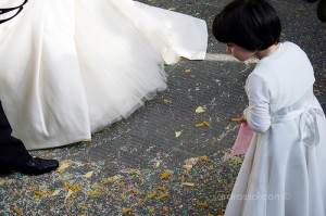 Flower Girl at a Wedding in Tuscany